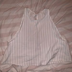 AMERICAN APPAREL "BIB" CROP TOP